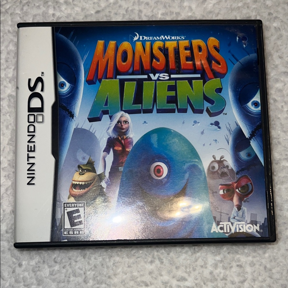 Monsters vs Aliens Nintendo DS Game